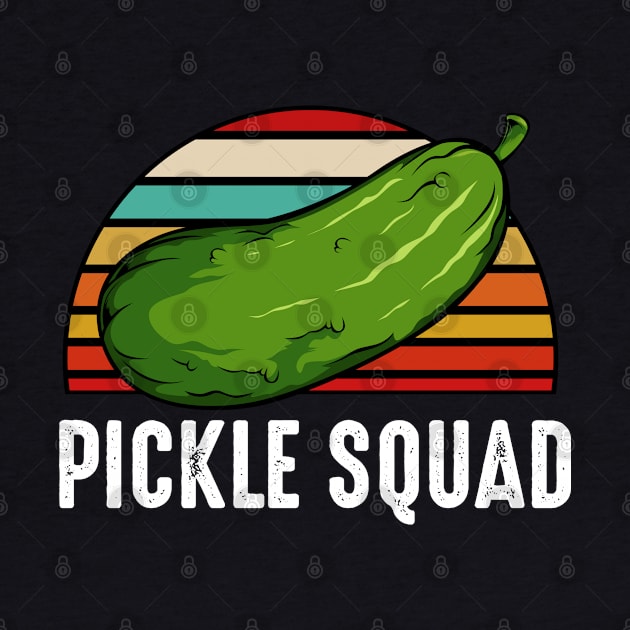 Pickle - Pickle Squad - Retro Style Vintage Cucumber by Lumio Gifts